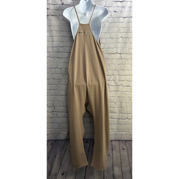 NEW Women’s Free People FP Movement Hot Shot Onesie, RARE color Khaki Tan Sz XS - Picture 5 of 7